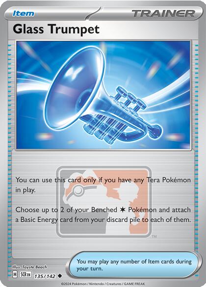 Glass Trumpet (135/142) [League & Championship Cards]-1