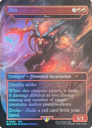 Ifrit - Fury (Rainbow Foil) [Secret Lair Drop Series]-1