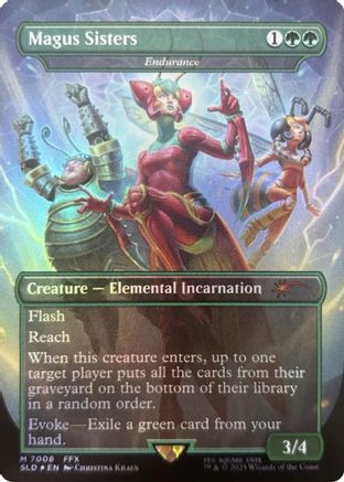 Magus Sisters - Endurance (Rainbow Foil) [Secret Lair Drop Series]-1