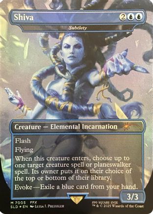 Shiva - Subtlety (Rainbow Foil) [Secret Lair Drop Series]-1