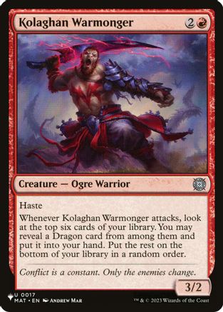 Kolaghan Warmonger [The List]-1