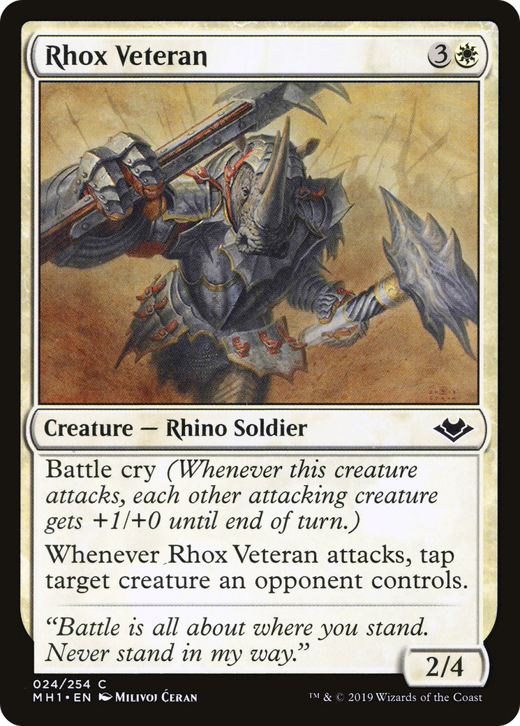 Rhox Veteran [Modern Horizons]-1