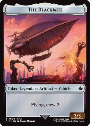 The Blackjack // The Monarch Double-Sided Token [FINAL FANTASY Commander Tokens]-3