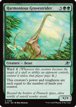Harmonious Grovestrider [Edge of Eternities]-1