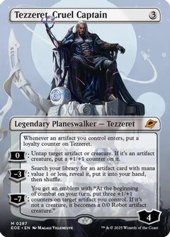 Tezzeret, Cruel Captain (Borderless) [Edge of Eternities]-1