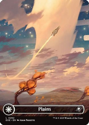 Plains (0262) (Borderless) [Edge of Eternities]-1