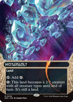 Mutavault (0028) (Borderless) [Edge of Eternities: Stellar Sights]-1