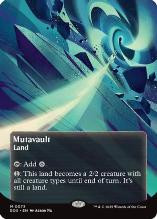 Mutavault (0073) (Borderless) [Edge of Eternities: Stellar Sights]-1