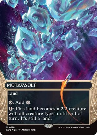 Mutavault (0118) (Borderless) (Galaxy Foil) [Edge of Eternities: Stellar Sights]-1