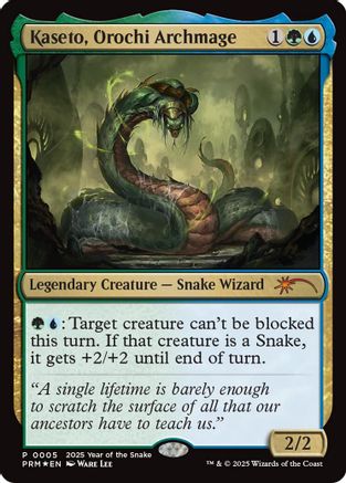 Kaseto, Orochi Archmage (Year of the Snake 2025) [Standard Showdown Promos]-1