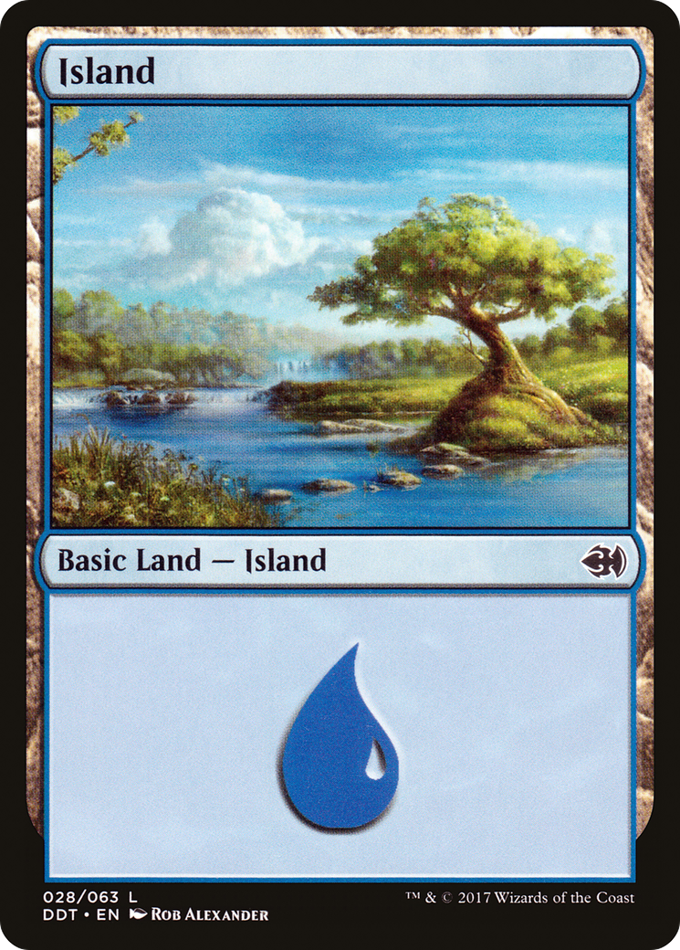 Island (28) [Duel Decks: Merfolk vs. Goblins]-1