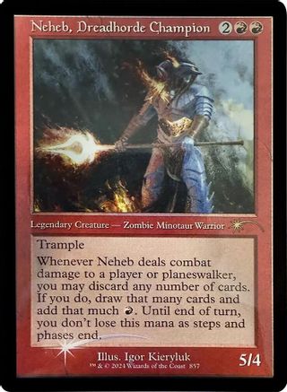 Neheb, Dreadhorde Champion (Retro Frame) (SLD-857) - Secret Lair Drop Series Foil-1