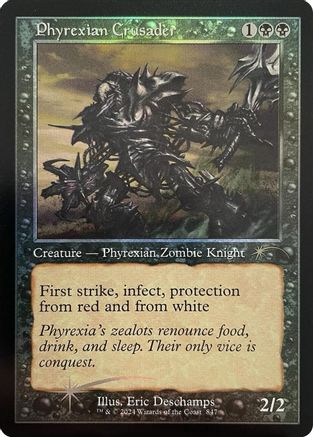 Phyrexian Crusader (Retro Frame) [Secret Lair Drop Series]-1