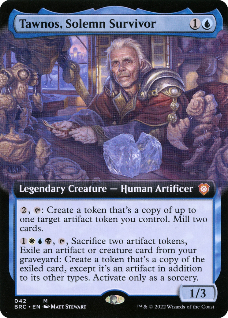 Tawnos, Solemn Survivor (Extended Art) [The Brothers' War Commander]-1