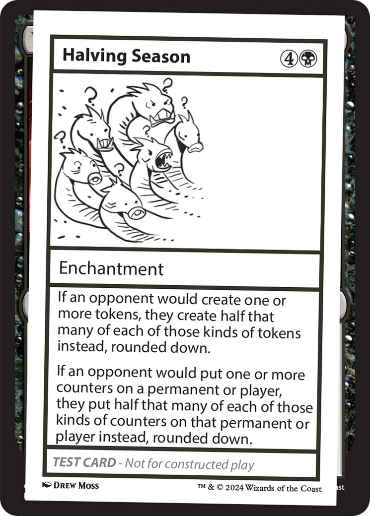 Halving Season [Mystery Booster 2 Playtest Cards]-1