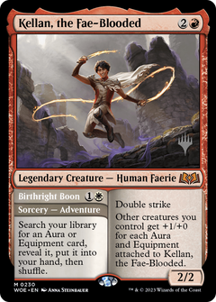 Kellan, the Fae-Blooded (Promo Pack) [Wilds of Eldraine Promos]-1