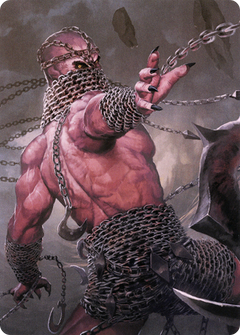 Chain Devil // Chain Devil (ACLB-008) - Battle for Baldur's Gate Art Series (Borderless)-1