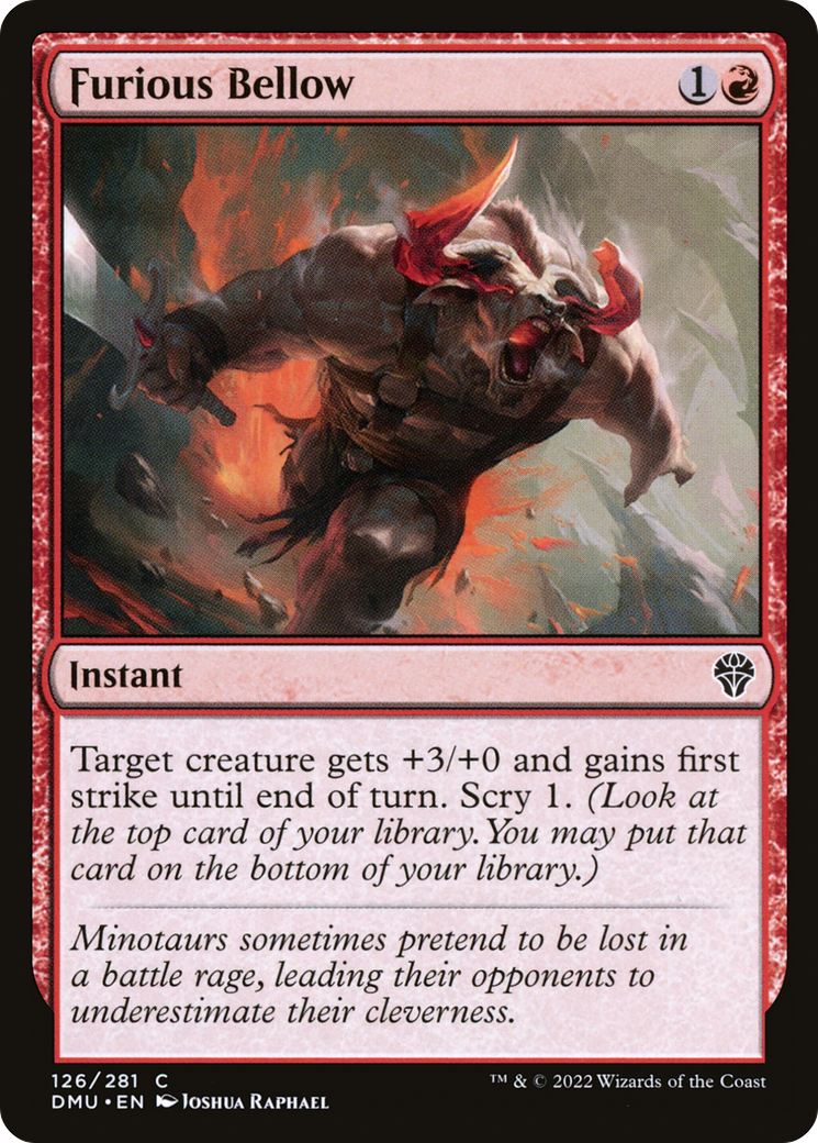 Furious Bellow [Dominaria United]-1