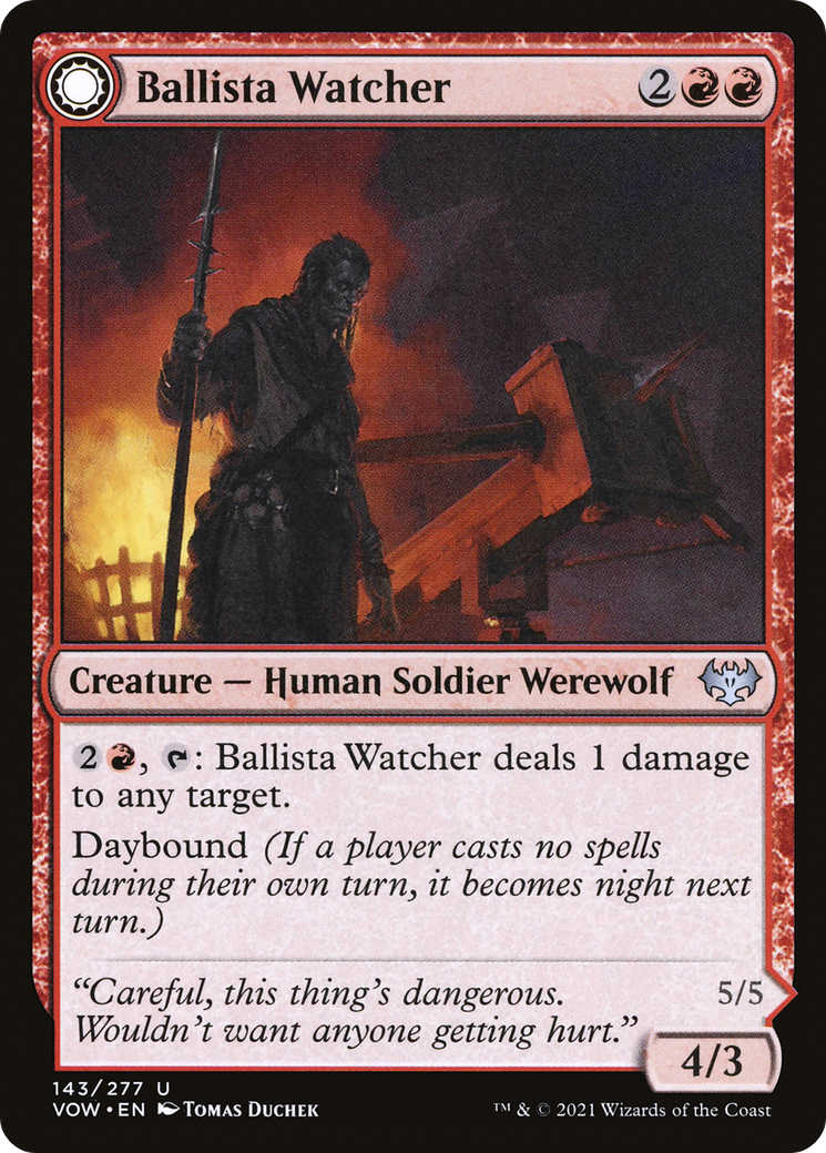 Ballista Watcher // Ballista Wielder [Innistrad: Crimson Vow]-3