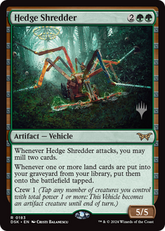 Hedge Shredder (Promo Pack) [Duskmourn: House of Horror Promos]-1