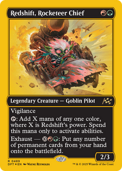 Redshift, Rocketeer Chief (First-Place Foil) [Aetherdrift]-1