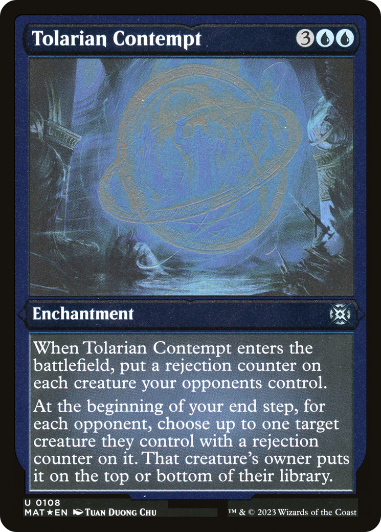 Tolarian Contempt (MAT-108) - March of the Machine: The Aftermath Etched Foil-1
