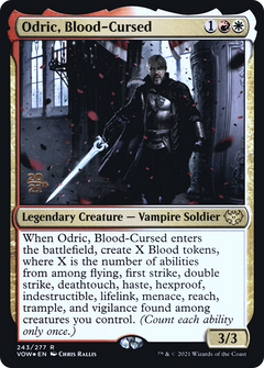 Odric, Blood-Cursed [Innistrad: Crimson Vow Prerelease Promos]-1