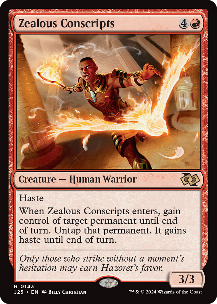 Zealous Conscripts (J25-143) - Foundations Jumpstart-1