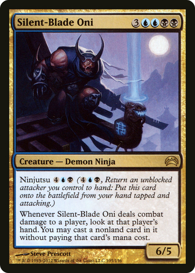 Silent-Blade Oni [Planechase 2012]-1