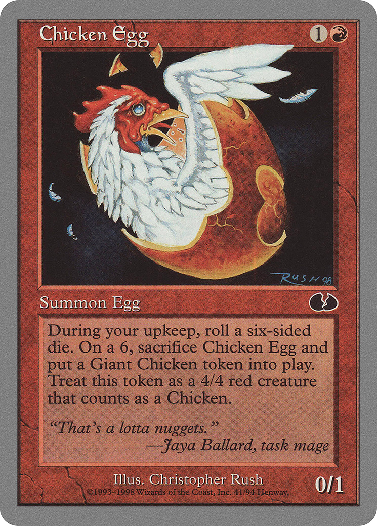 Chicken Egg [Unglued]-1