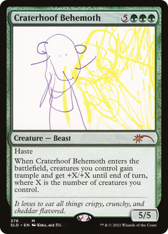 Craterhoof Behemoth (376) [Secret Lair Drop Series]-1