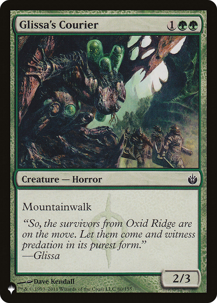 Glissa's Courier [The List]-1