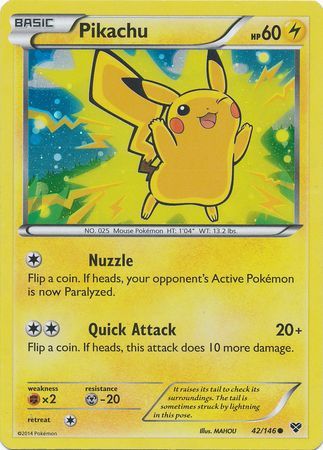 Pikachu (42/146) (2014 Movie Promo) [Miscellaneous Cards]-1