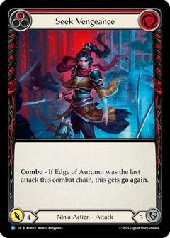 Seek Vengeance (Red) [ASR012] (Armory Deck: Ira)-1
