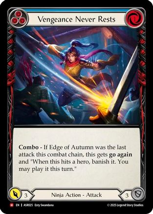 Vengeance Never Rests [ASR025] (Armory Deck: Ira)-1
