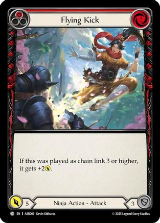 Flying Kick (Red) [ASR009] (Armory Deck: Ira)-1