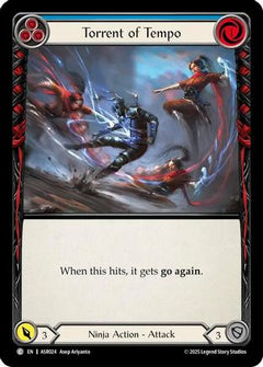 Torrent of Tempo (Blue) [ASR024] (Armory Deck: Ira)-1