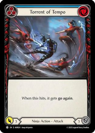 Torrent of Tempo (Blue) [ASR024] (Armory Deck: Ira)-1