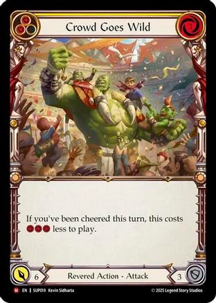 Crowd Goes Wild [SUP019] (Super Slam)  Rainbow Foil-1