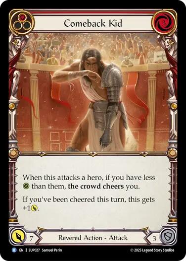 Comeback Kid (Red) [SUP027] (Super Slam)  Rainbow Foil-1