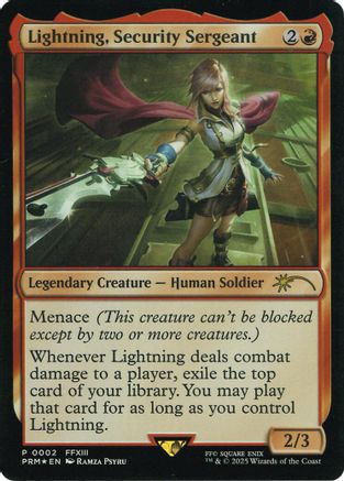 Lightning, Security Sergeant (Costco Bundle) [FINAL FANTASY Promos]-1