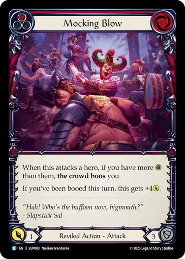 Mocking Blow (Red) [SUP090] (Super Slam)  Rainbow Foil-1