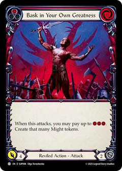 Bask in Your Own Greatness (Red) [SUP098] (Super Slam)  Rainbow Foil-1