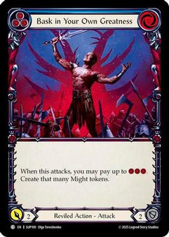 Bask in Your Own Greatness (Blue) [SUP100] (Super Slam)  Rainbow Foil-1