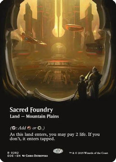 Sacred Foundry (Borderless) [Edge of Eternities]-1