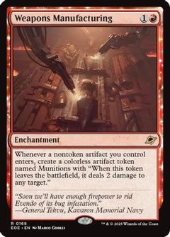 Weapons Manufacturing (EOE-168) - Edge of Eternities Foil-1