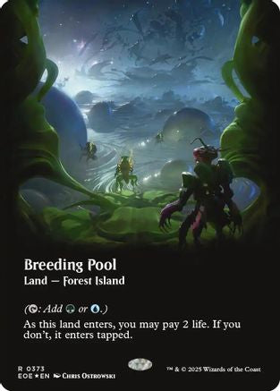 Breeding Pool (Borderless) (Galaxy Foil) [Edge of Eternities]-1