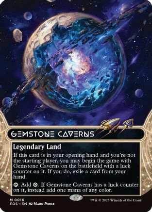 Gemstone Caverns (0016) (Borderless) [Edge of Eternities: Stellar Sights]-1