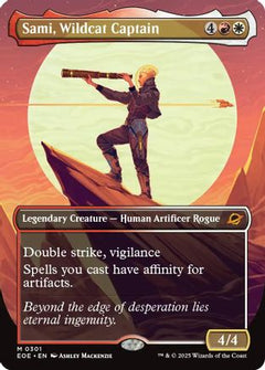 Sami, Wildcat Captain (Borderless) [Edge of Eternities]-1