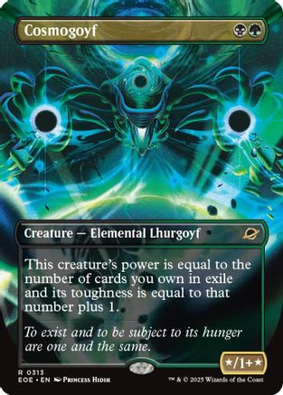 Cosmogoyf (Borderless) [Edge of Eternities]-1
